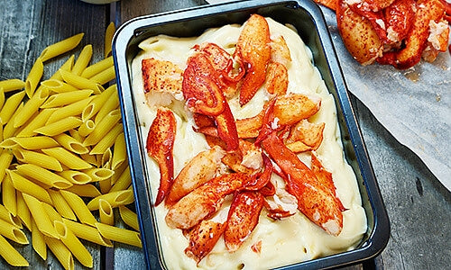 Maine Lobster Club TM- Lobster Pasta & Cheese - 32 oz, 4 servings